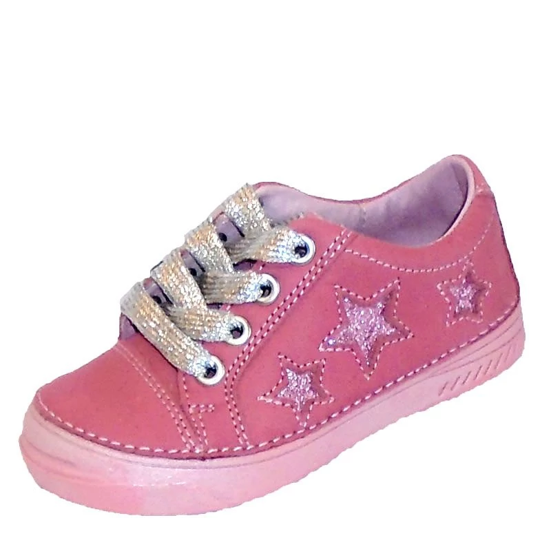 Rózsaszín csillaggal díszített D.D Step átmeneti gyerekcipő