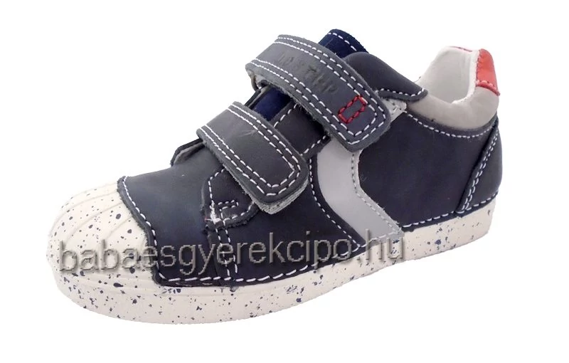 D.D.Step, sötét kék, két tépőzáras átmeneti cipő fiúknak.