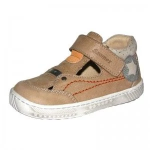 Csillagos Szamos barna gyerek bőrcipő fiúknak