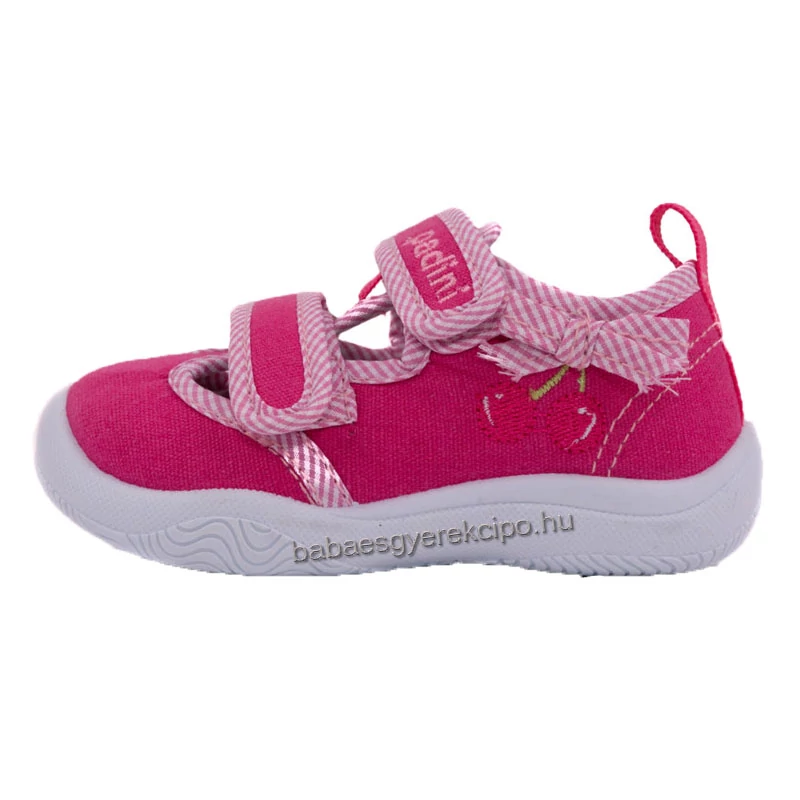 Padini, masnis, nyitott, két tépőzáras, vászoncipő lányoknak.