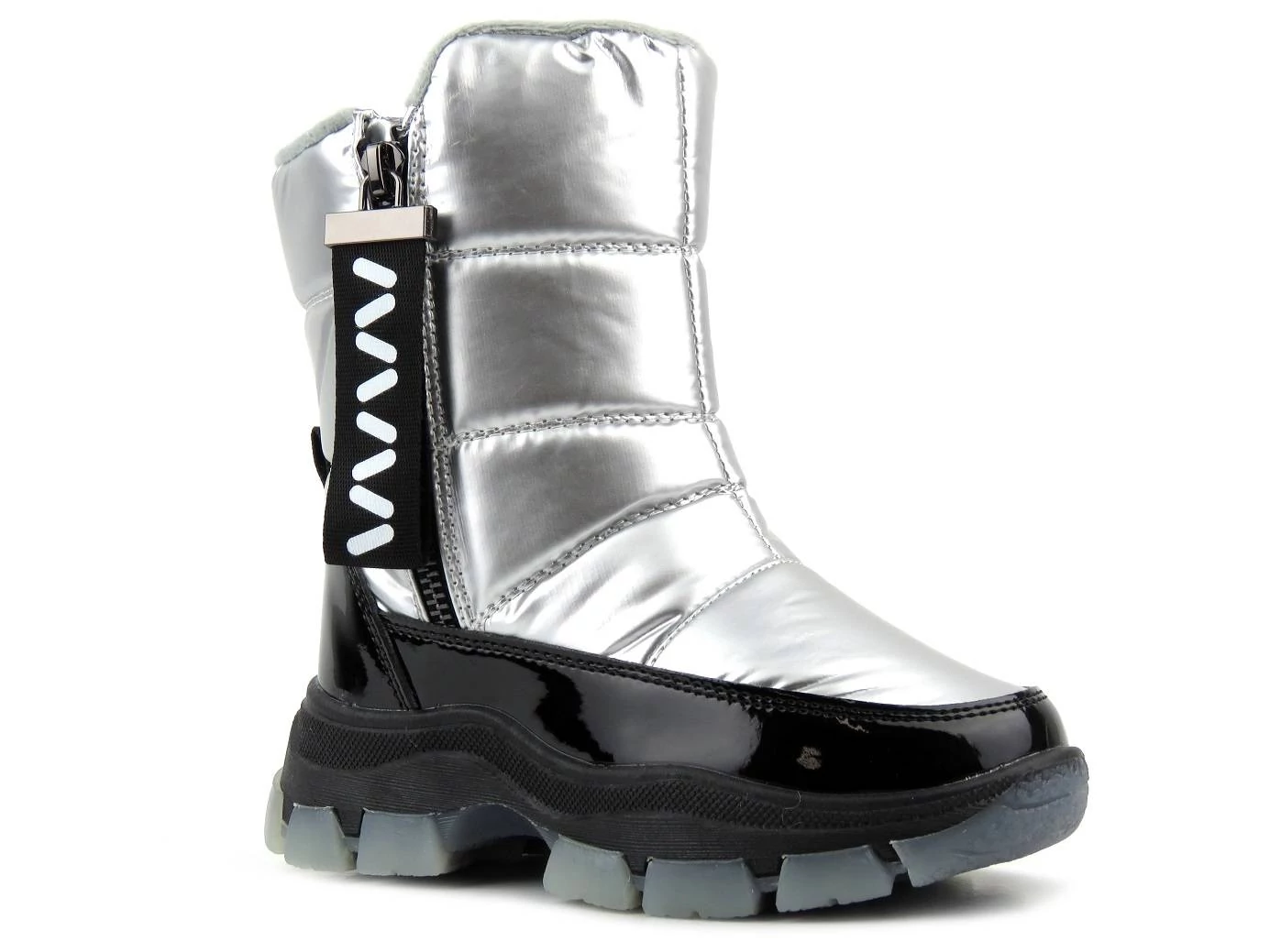 Weestep, ezüst színű, vízálló,  gyerek hótaposó lányoknak.